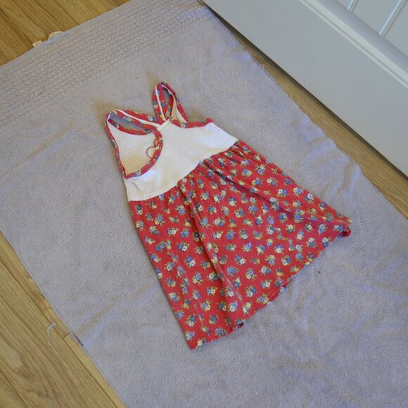 Red Flower Side x Side Dress - Picture 2 of 3